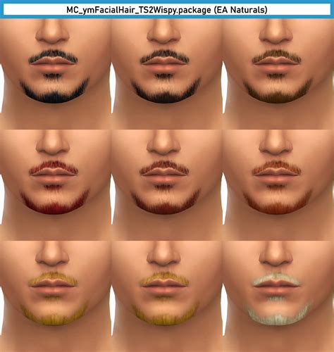 facial hair sims 4