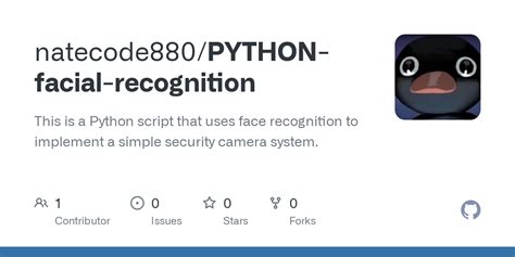 facial recognition python script