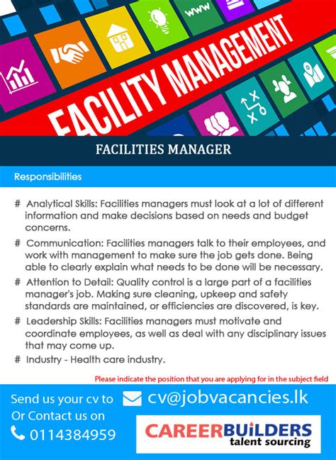 facility manager jobs bangalore