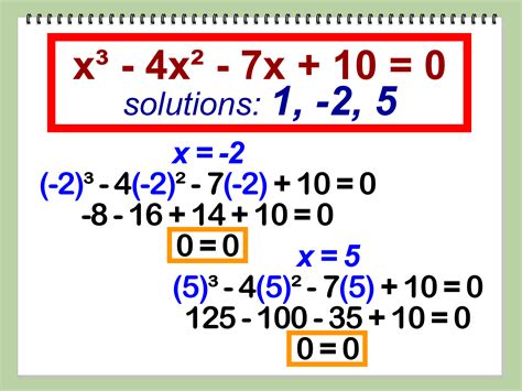 factor cubic equation calculator