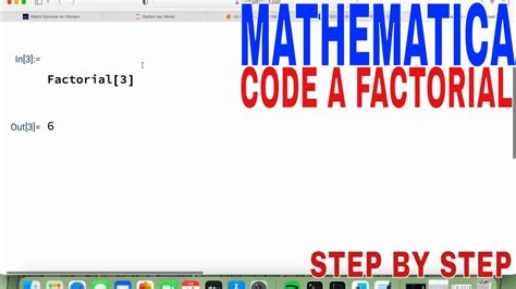 factorial in mathematica