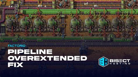 How to fix Pipeline Overextended in Factorio