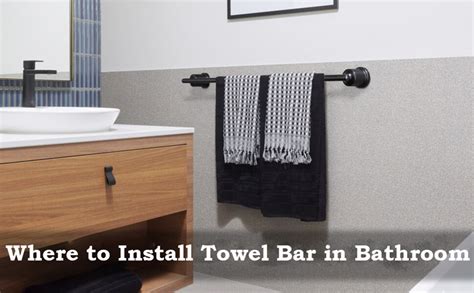 Factors to Consider When Installing a Towel Bar