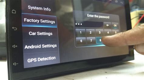 factory code for android head unit