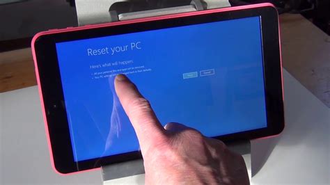 Factory Reset Ematic Windows Tablet