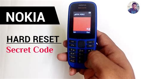 factory reset nokia 105 without security code