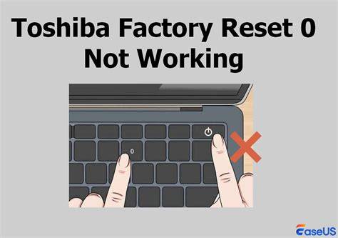 factory reset not working laptop