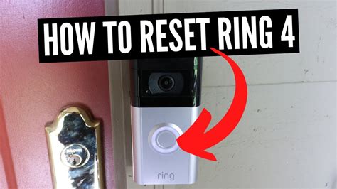 Factory Reset Ring Doorbell Wired