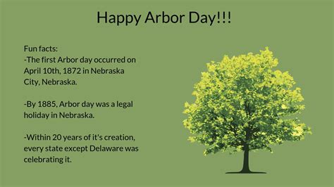 facts about arbor day