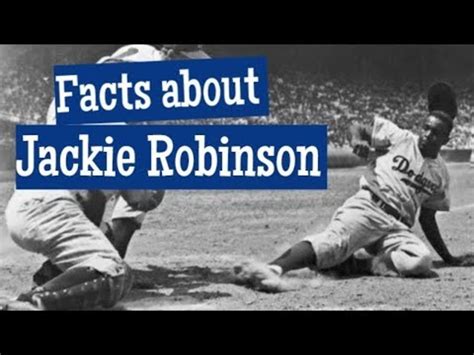 facts about jackie robinson as a kid