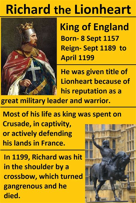 facts about king richard the lionheart
