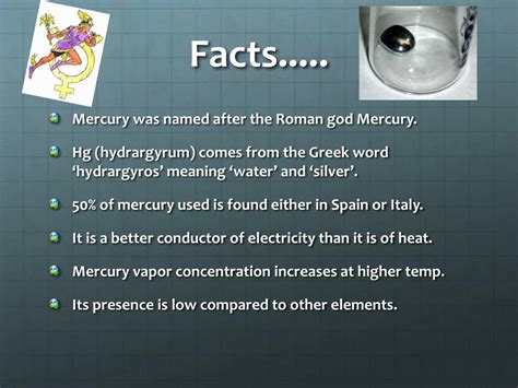 facts about the element mercury