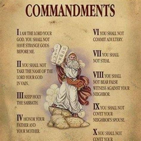 facts about the ten commandments
