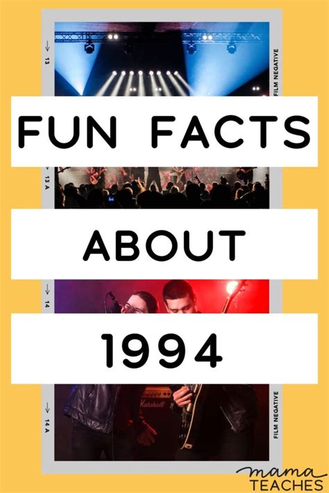 facts about the year 1994