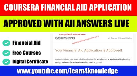 facts financial aid application online
