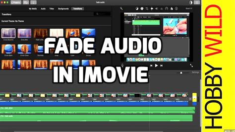 Fade out audio in iMovie