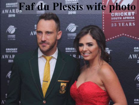 faf du plessis wife age