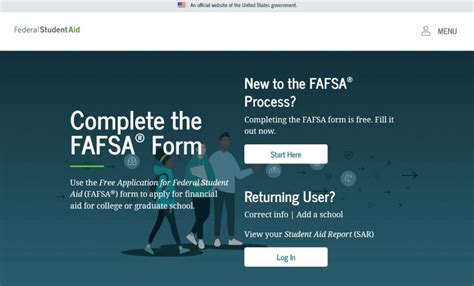 fafsa student aid log in