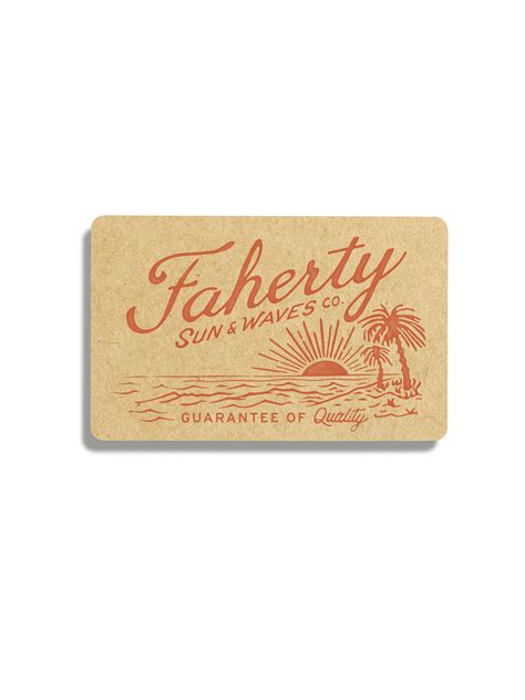 faherty gift card