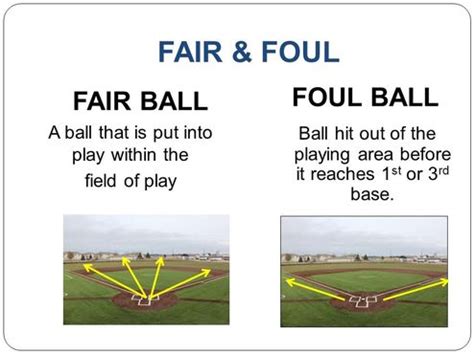 fair and foul ball rules