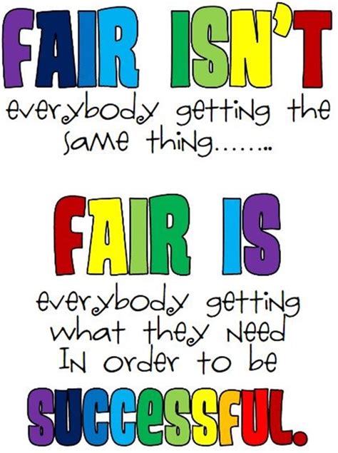 fair is fair isn't it