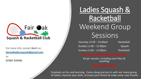 fair oak squash and racketball club