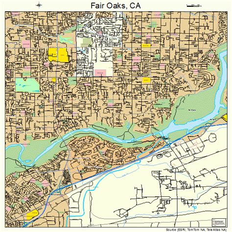 Fair Oaks Ca Boundary Map