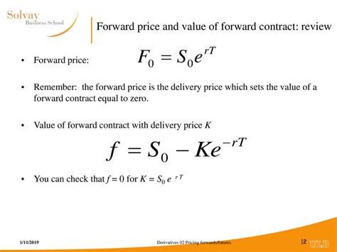 fair value of futures contract