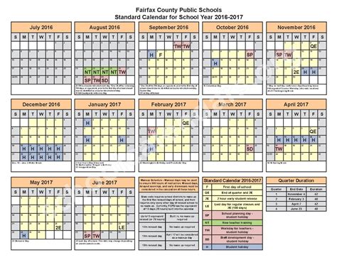 Fairfax County Public School Calendar 2014 15