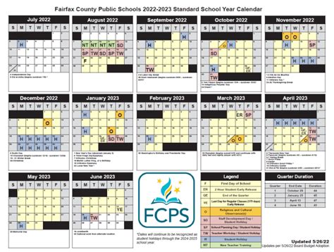 Fairfax County School Calendar 2024-25