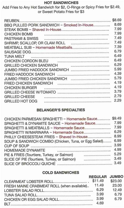 fairfield food delivery menu