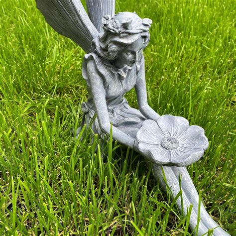 Resin Dancing Fairy Garden Ornament Wind and Weather