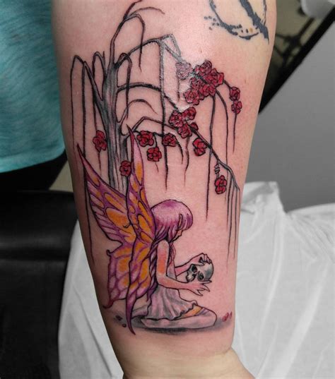 Inspiring Fairy Flower Tattoo Designs Ideas