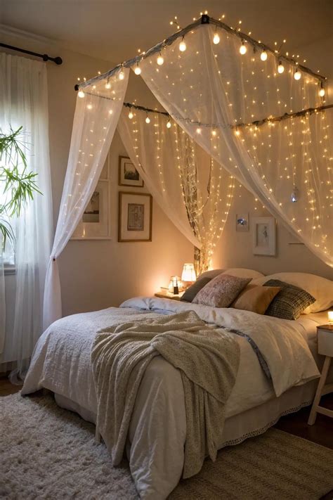 Half canopy bed, on a Budget! in 2020 Bedroom