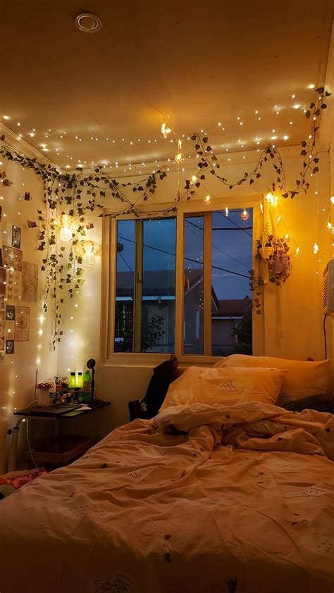 Fairy Lights In Bedroom