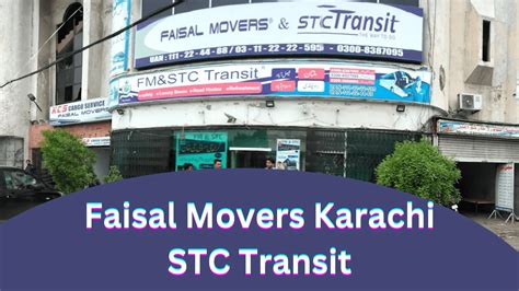 faisal movers karachi contact