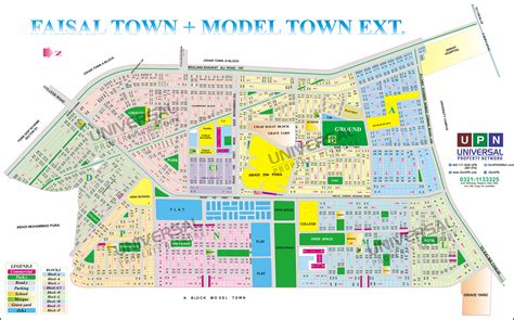 faisal town phase 1 map