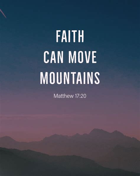 Faith Can Move The Mountains Explain It Taking The Reference From A Letter To God