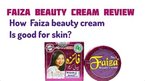 faiza beauty cream review