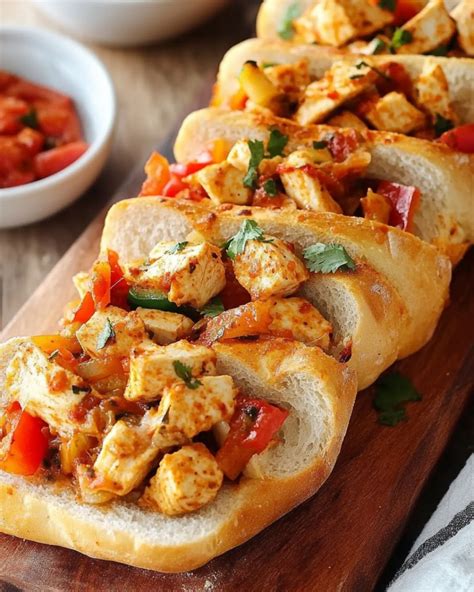 Fajita Garlic Bread