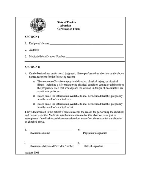 Abortion Discharge Papers Form Fill Out and Sign Printable PDF