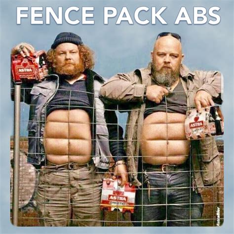 Fake Abs Fence