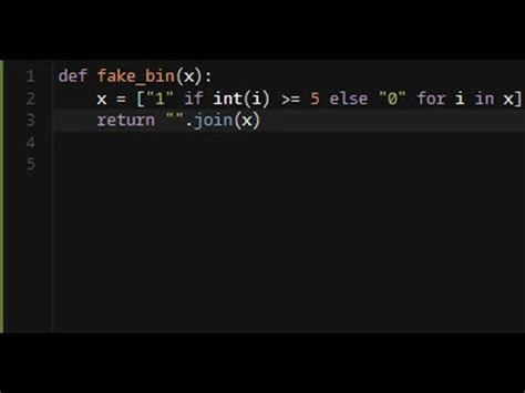 Fake Binary Python
