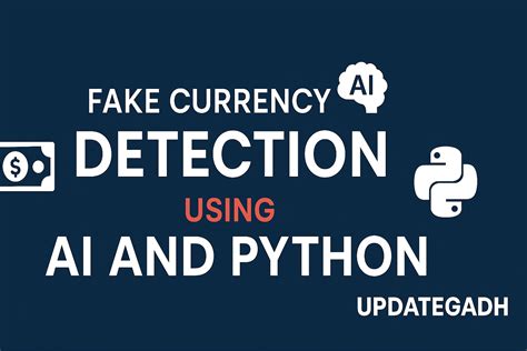 Fake Currency Detection Using Python Code