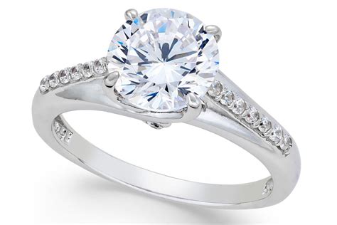 fake diamond engagement rings that look real