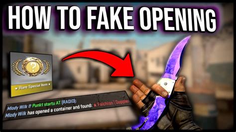 Fake Knife Opening Csgo Command