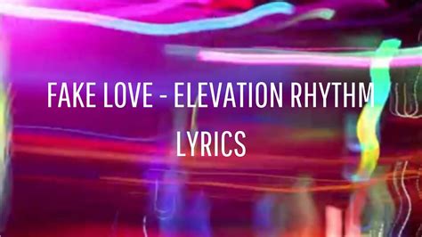 "Fake Love by Elevation Rhythm" Sticker by laurrennbakkerr Redbubble