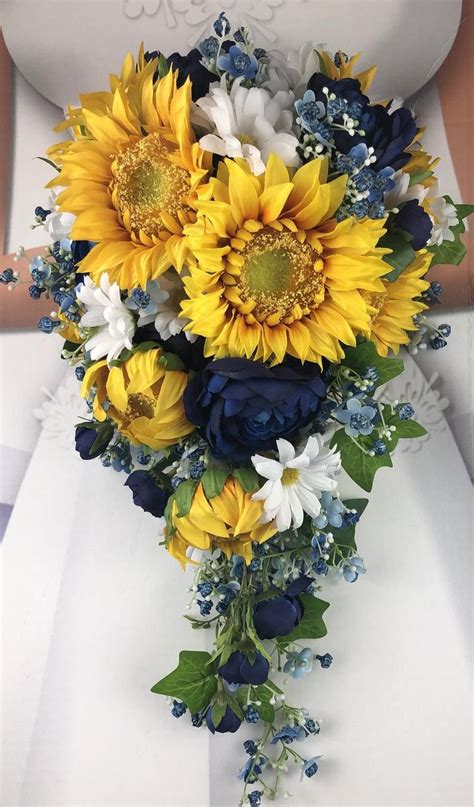 fake sunflowers for wedding