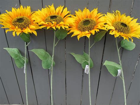 fake sunflowers in bulk