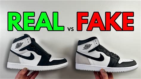 fake vs real jordans 1